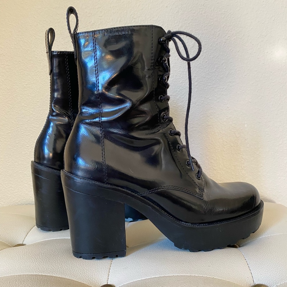 Vagabond Libby Laceup Heeled Combat Boot